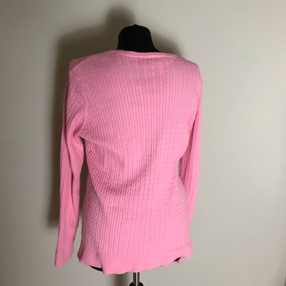Lilly Pulitzer Pink Button-Up Cardigan - Picture 3 of 4